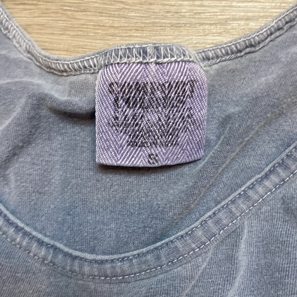 Comfort Colors Sleeveless Blue Tee Tank Florida Keys Vacation Lot Of 2 Small - Picture 5 of 8